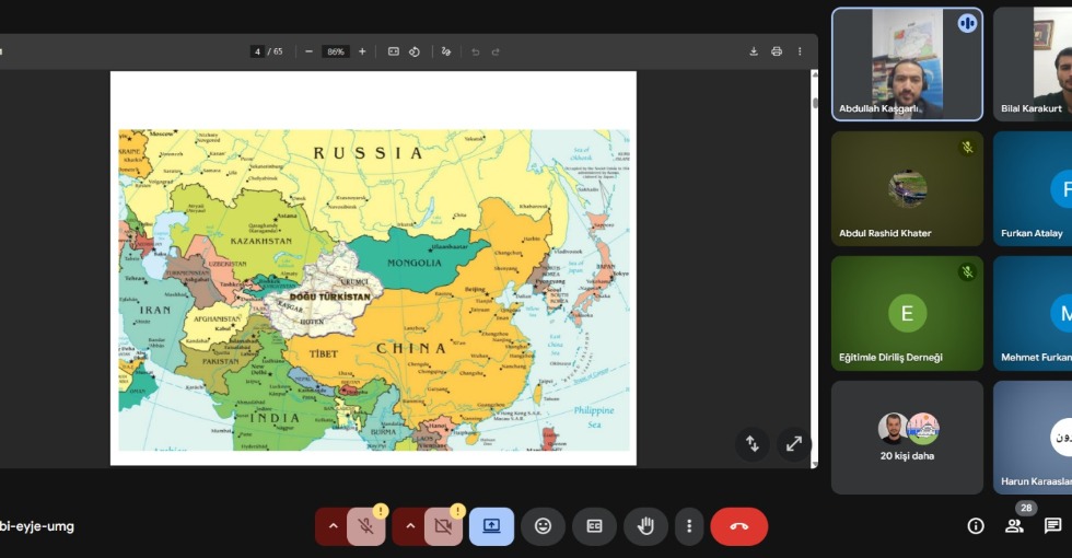 DİRİLİŞ AKADEMİ TARAFINDAN DOĞU TÜRKİSTAN KONULU KONFERANS DÜZENLENDİ