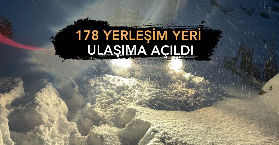 KAHTA’YA BAĞLI 39 KÖY ULAŞIMA KAPALI